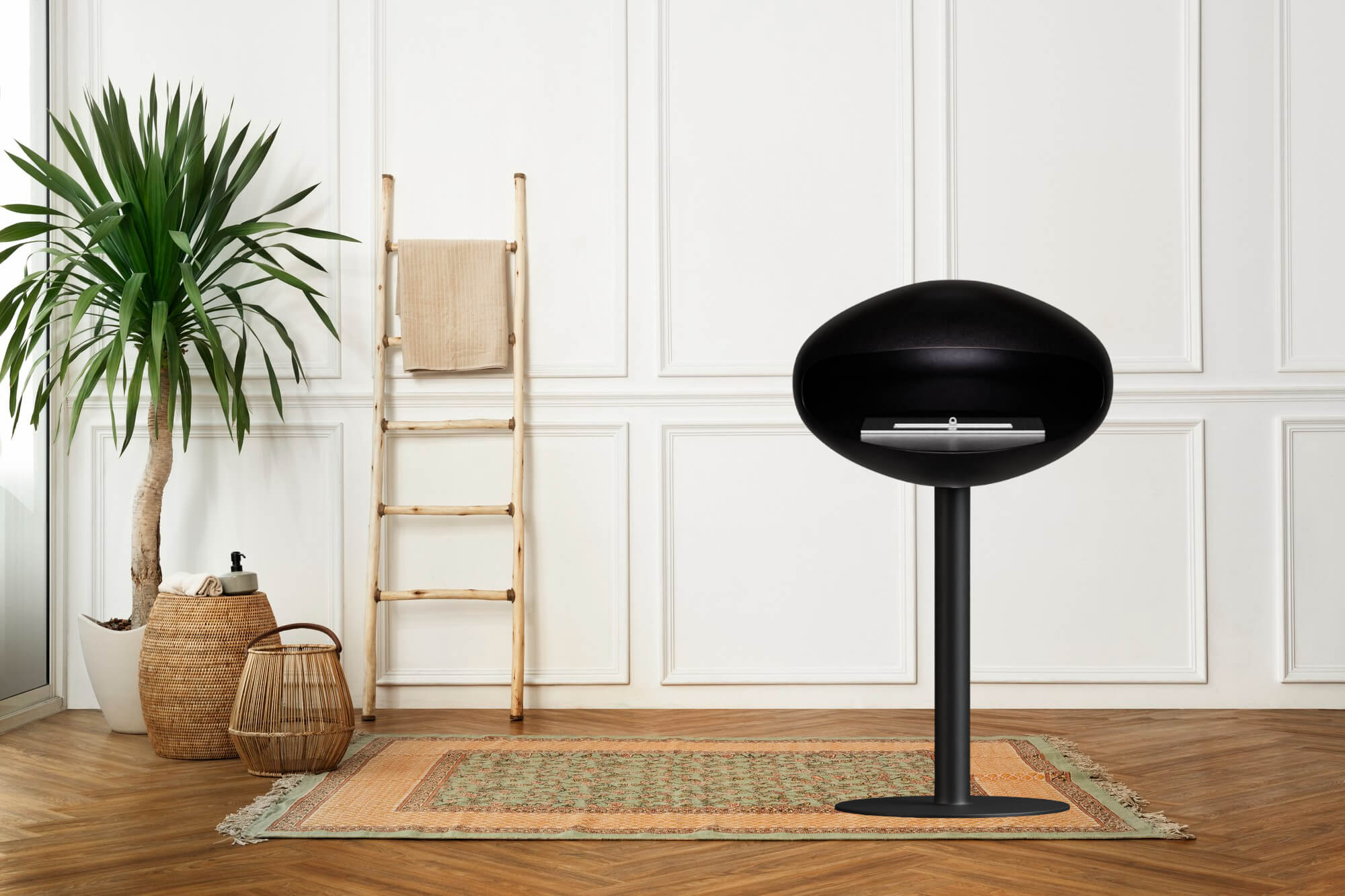 Een bio-ethanol kachel van La Fuego, perfect voor een moderne woning zonder schoorsteen